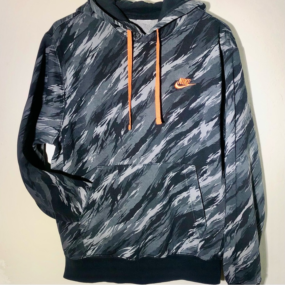 Nike Mens Camo Hoodie Size S